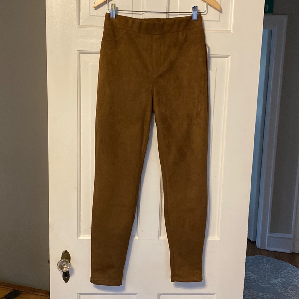 Anthropologie Sanctuary faux suede leggings